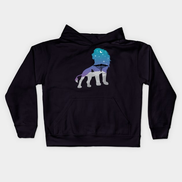 King of the jungle Kids Hoodie by Boss creative